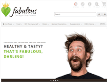 Tablet Screenshot of fabulous.ch